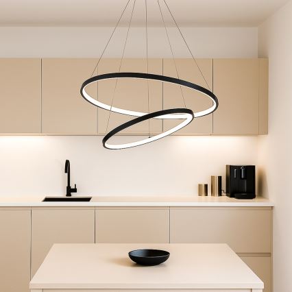 Rabalux - LED Dimmable Pendant Light on Cable LED/75W/230V 3000-6500K + Remote Control