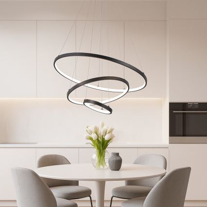 Rabalux - Dimmable LED Cable Pendant Light, 90W, 230V, 3000–6500K + Remote Control