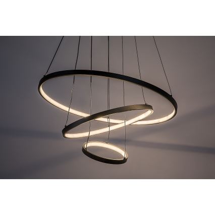 Rabalux - Dimmable LED Cable Pendant Light, 90W, 230V, 3000–6500K + Remote Control