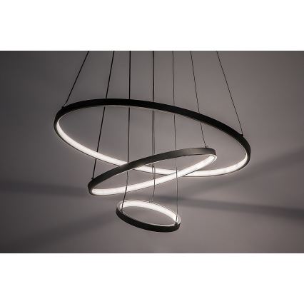 Rabalux - Dimmable LED Cable Pendant Light, 90W, 230V, 3000–6500K + Remote Control