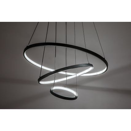 Rabalux - Dimmable LED Cable Pendant Light, 90W, 230V, 3000–6500K + Remote Control