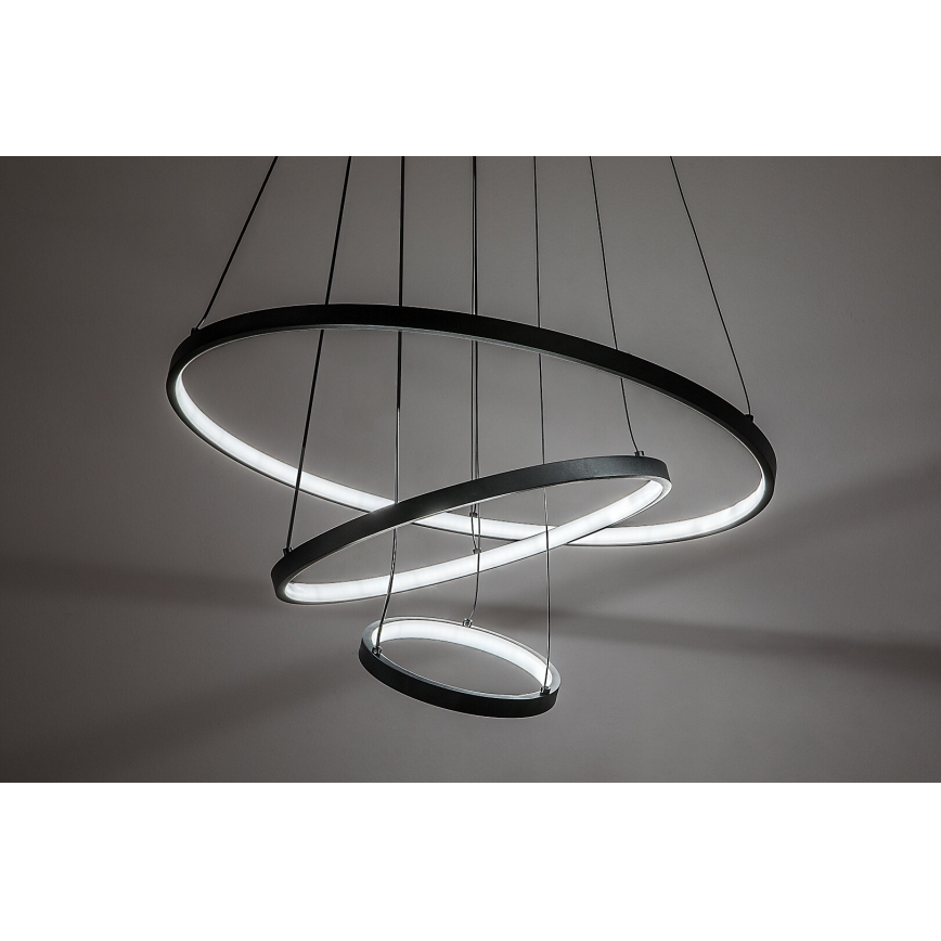 Rabalux - Dimmable LED Cable Pendant Light, 90W, 230V, 3000–6500K + Remote Control