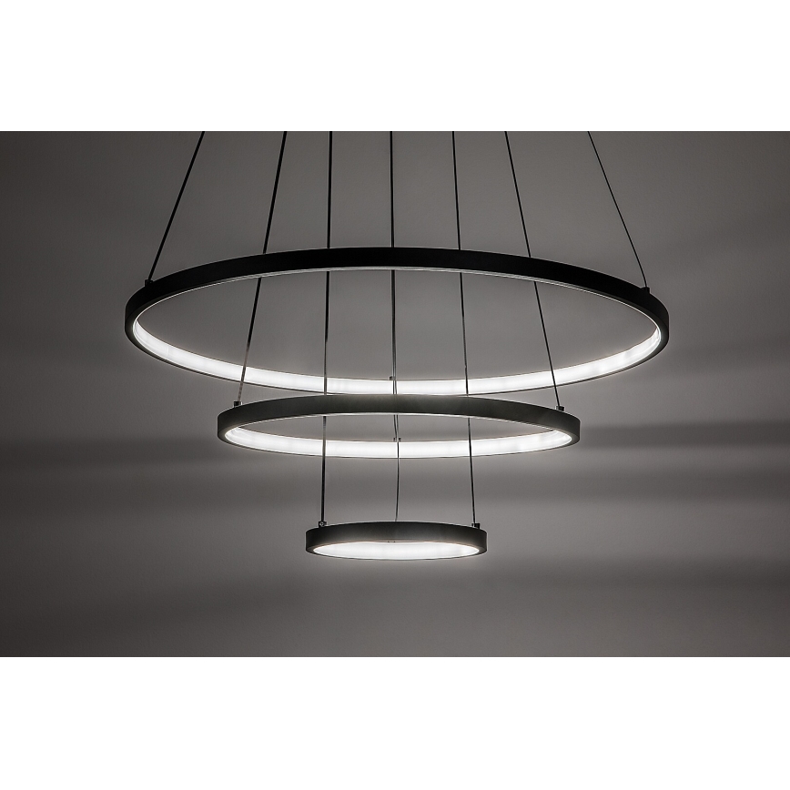 Rabalux - Dimmable LED Cable Pendant Light, 90W, 230V, 3000–6500K + Remote Control