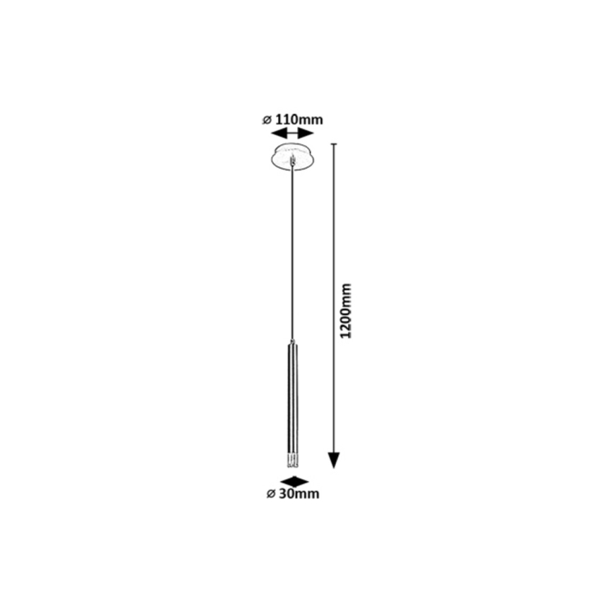 Rabalux - Chandelier on a string 1xG9/5W/230V gold
