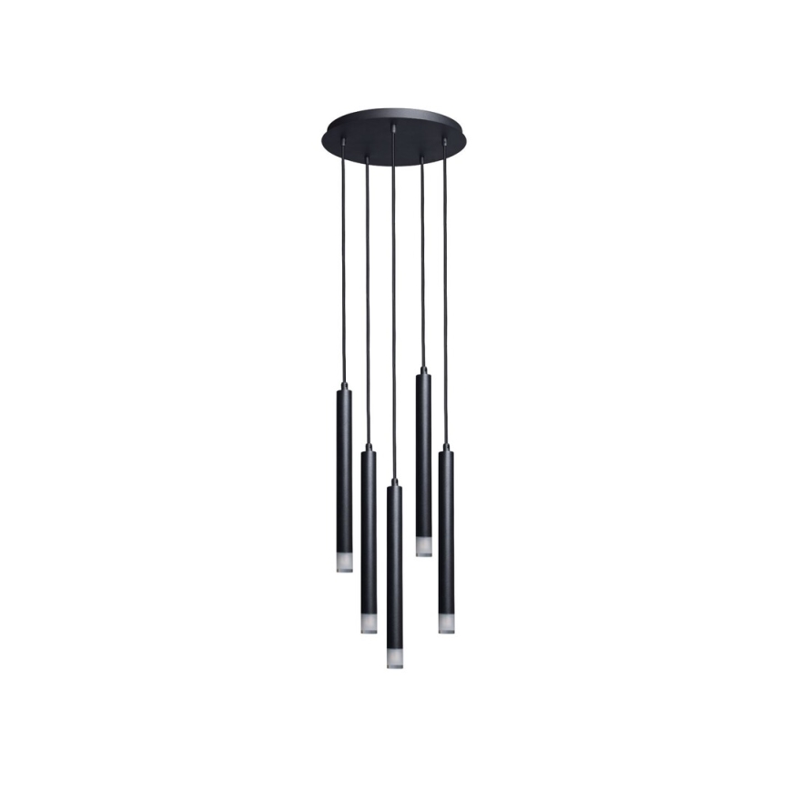 Rabalux - Chandelier on a string 5xG9/5W/230V black