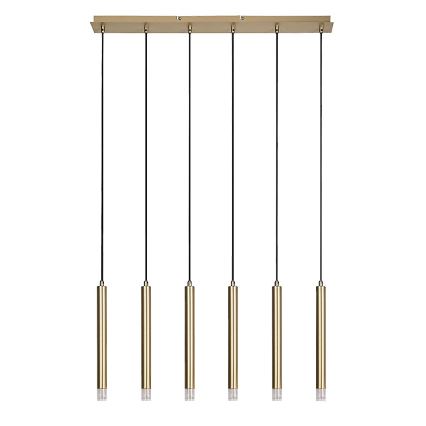 Rabalux - Chandelier on a string 6xG9/5W/230V gold