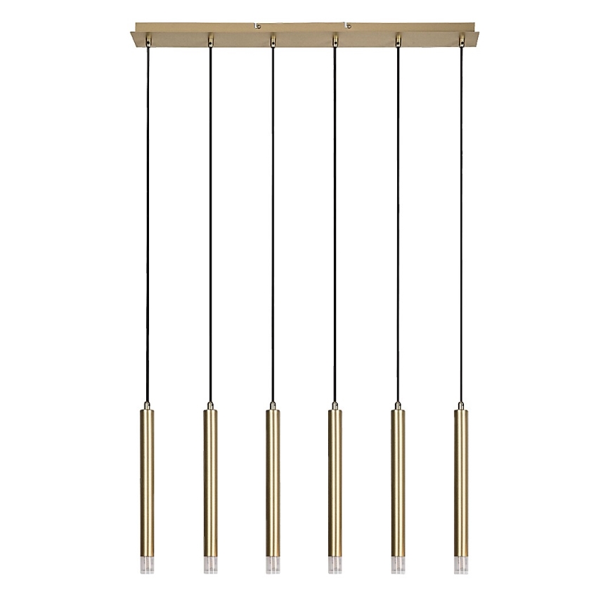 Rabalux - Chandelier on a string 6xG9/5W/230V gold