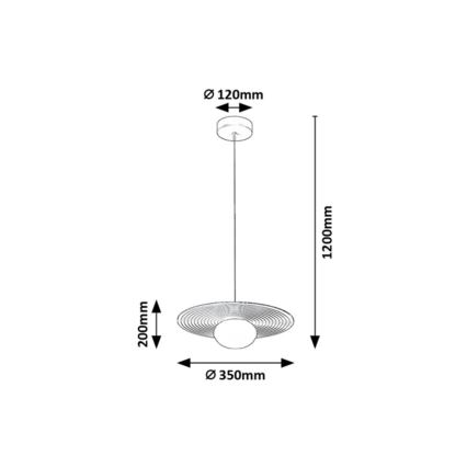 Rabalux - Cable pendant light 1xG9/25W/230V