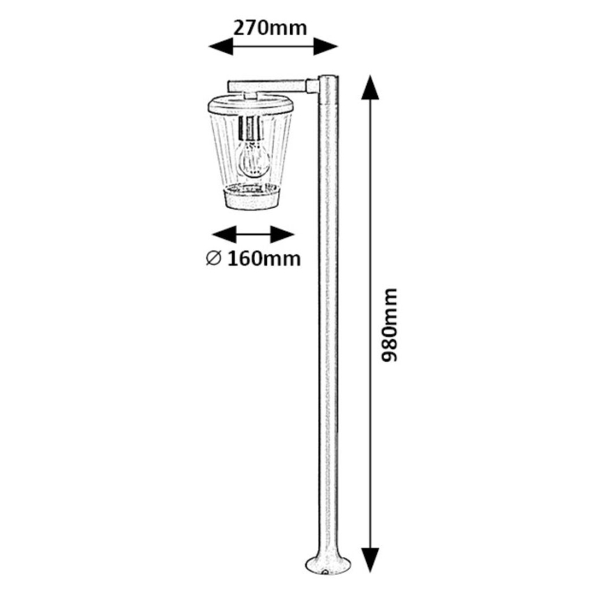 Rabalux - Outdoor lamp 1xE27/40W/230V IP44
