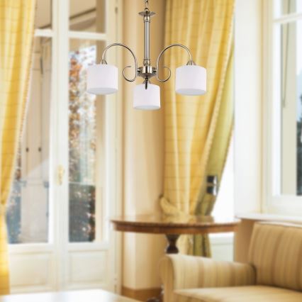 Rabalux - Chandelier 3xE27/60W/230V bronze