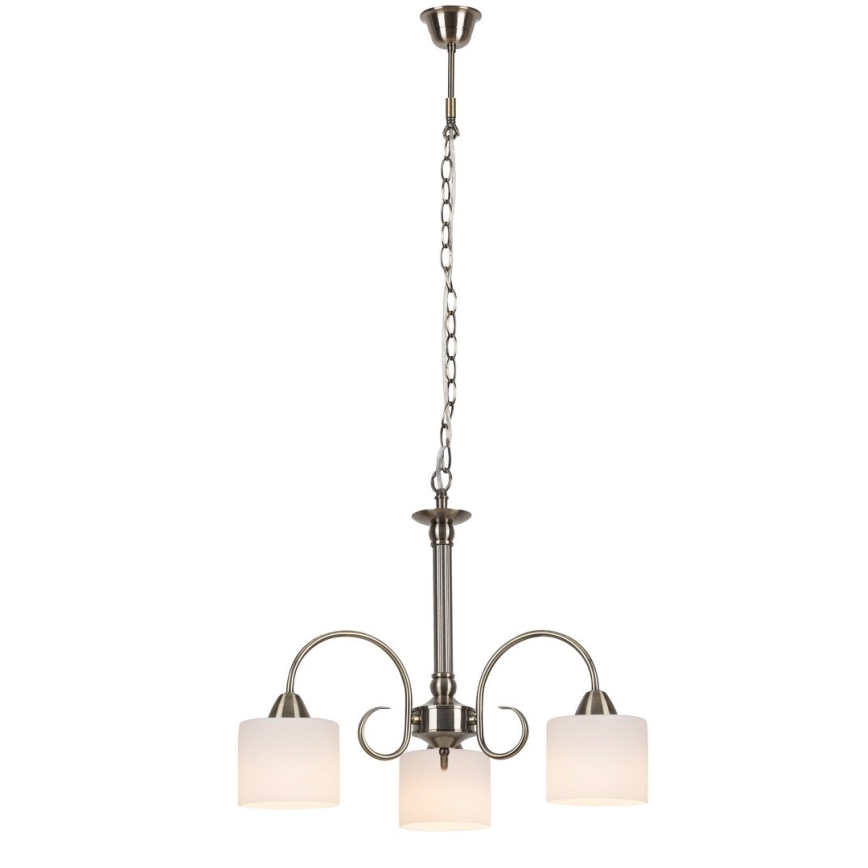 Rabalux - Chandelier 3xE27/60W/230V bronze