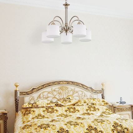 Rabalux 7276 - Chandelier EDITH 5xE27/60W/230V bronze