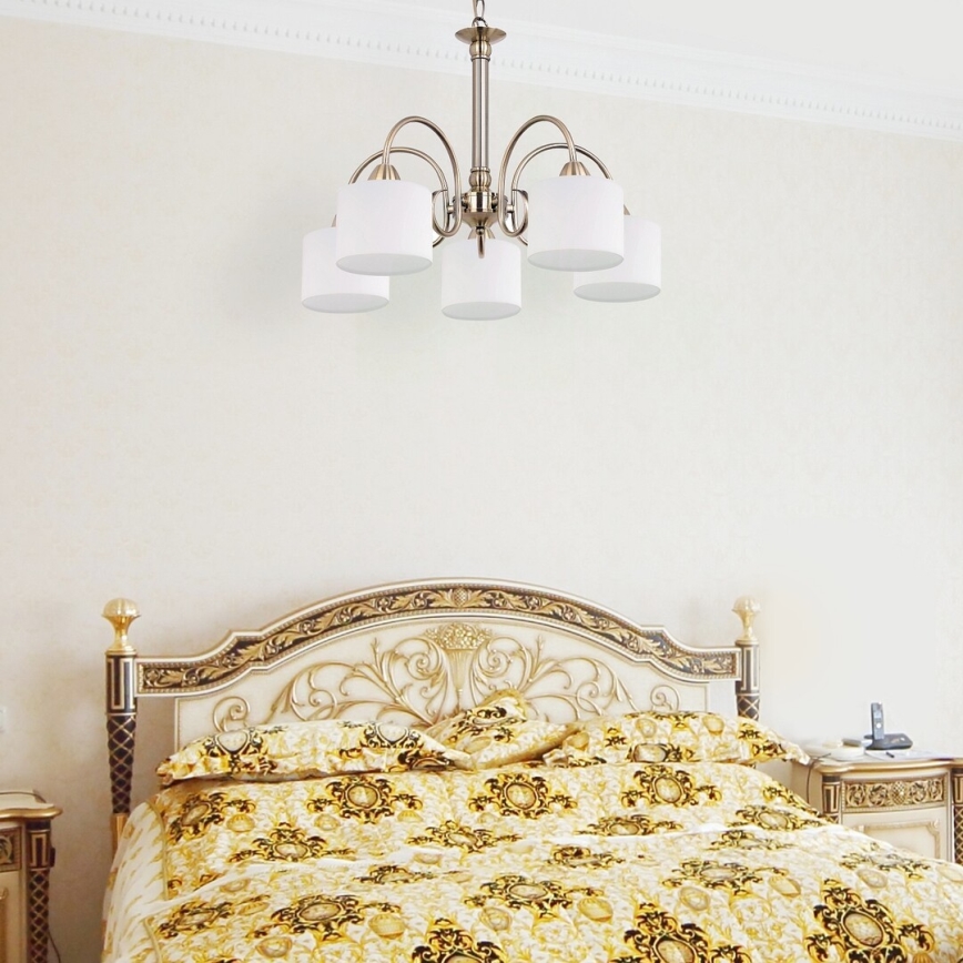 Rabalux 7276 - Chandelier EDITH 5xE27/60W/230V bronze