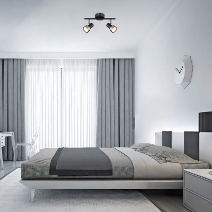 Rabalux - Ceiling spotlight 2xGU10/50W/230V