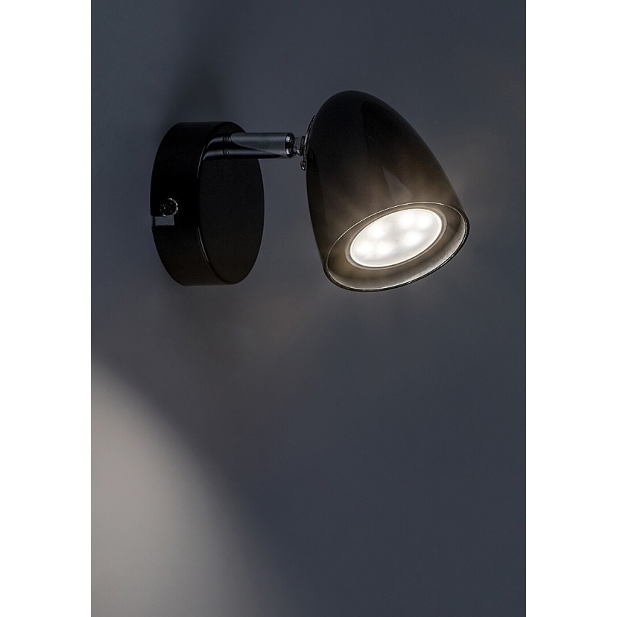 Rabalux - Wall spotlight 1xGU10/5W/230V black