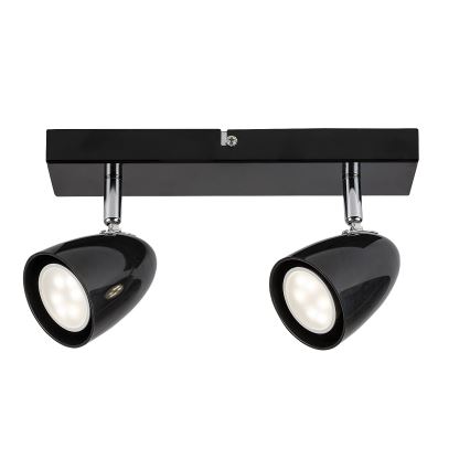 Rabalux - Spotlight 2xGU10/5W/230V black