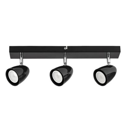 Rabalux - Spotlight 3xGU10/5W/230V black