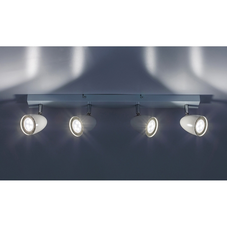 Rabalux - Spotlight 4xGU10/5W/230V white