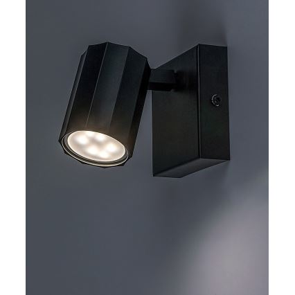 Rabalux - Wall spotlight 1xGU10/5W/230V black