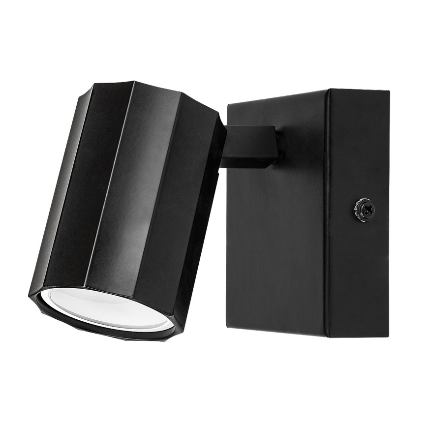 Rabalux - Wall spotlight 1xGU10/5W/230V black