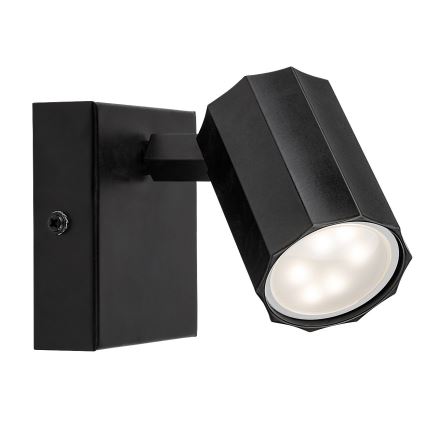 Rabalux - Wall spotlight 1xGU10/5W/230V black