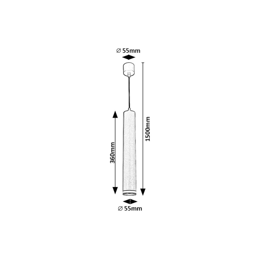 Rabalux - Chandelier on a string 1xGU10/5W/230V