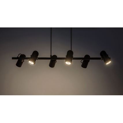Rabalux - Chandelier on a string 6xGU10/25W/230V