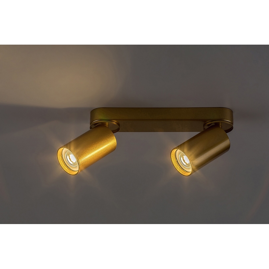 Rabalux - Spotlight 2xGU10/5W/230V gold