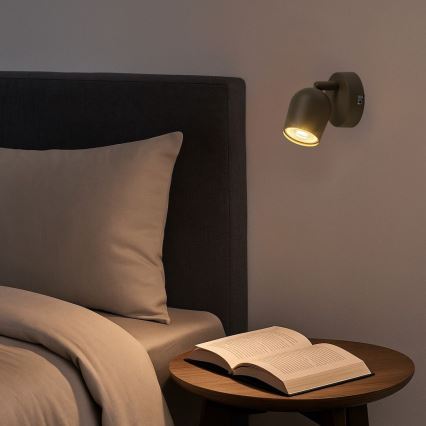 Rabalux - Wall-mounted spotlight 1xGU10/15W/230V beige