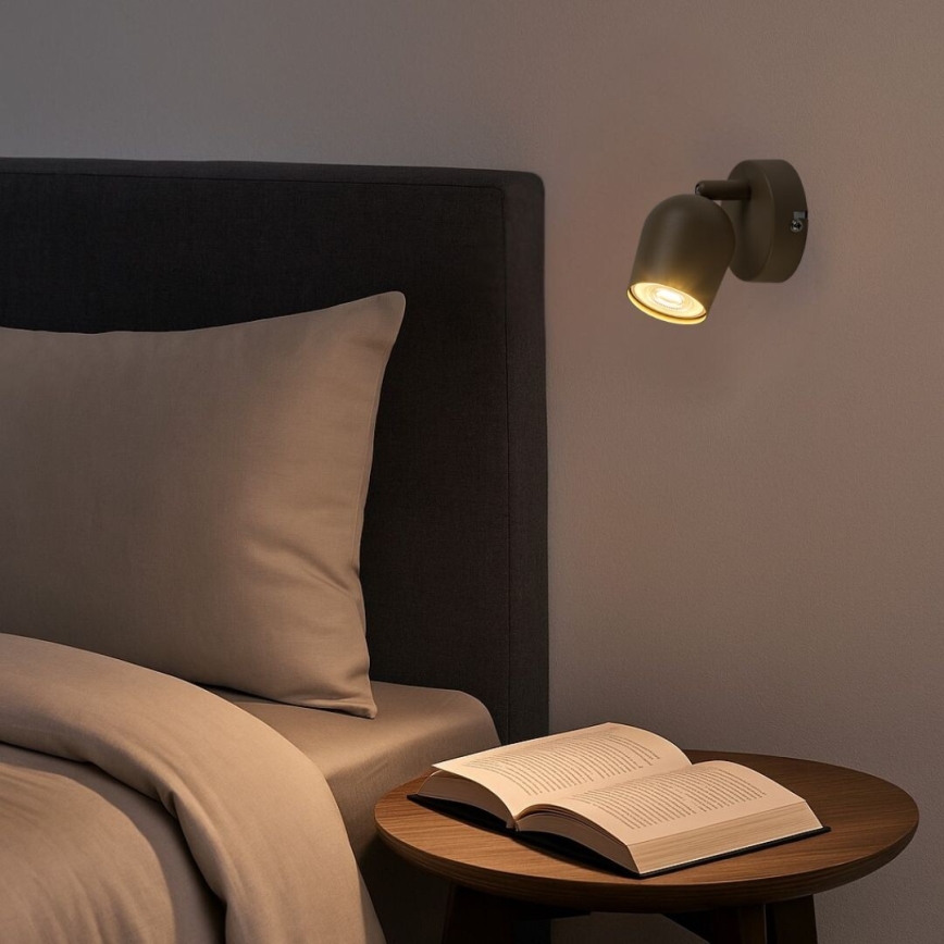 Rabalux - Wall-mounted spotlight 1xGU10/15W/230V beige