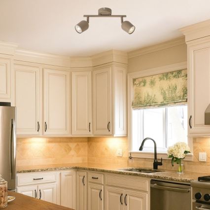 Rabalux - Beige Spotlight 2xGU10/15W/230V