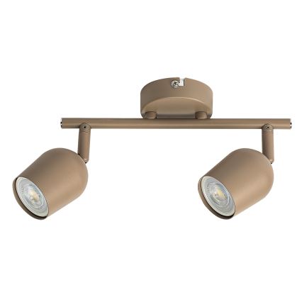 Rabalux - Beige Spotlight 2xGU10/15W/230V