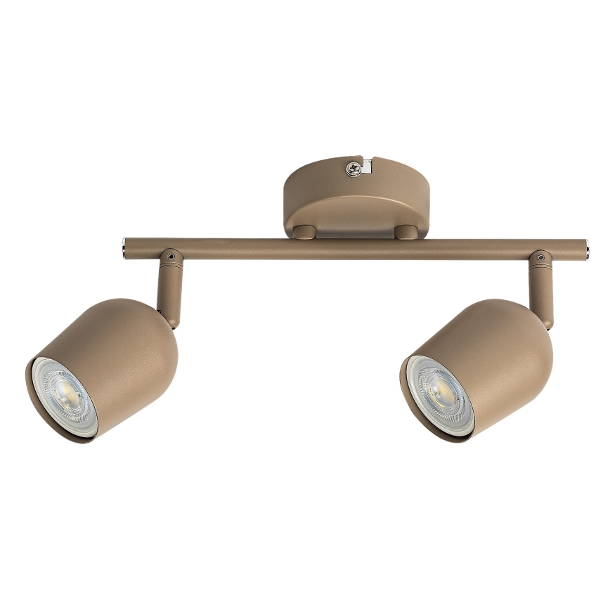 Rabalux - Beige Spotlight 2xGU10/15W/230V