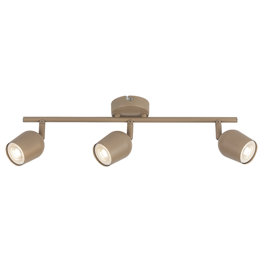 Rabalux - 3-Light GU10 Spotlight, 15W per Lamp, 230V, Beige