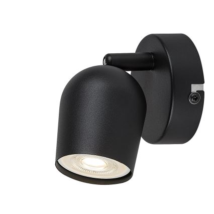 Rabalux - Wall-mounted Spotlight 1x GU10/15W/230V, Black