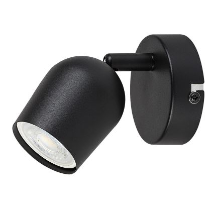 Rabalux - Wall-mounted Spotlight 1x GU10/15W/230V, Black