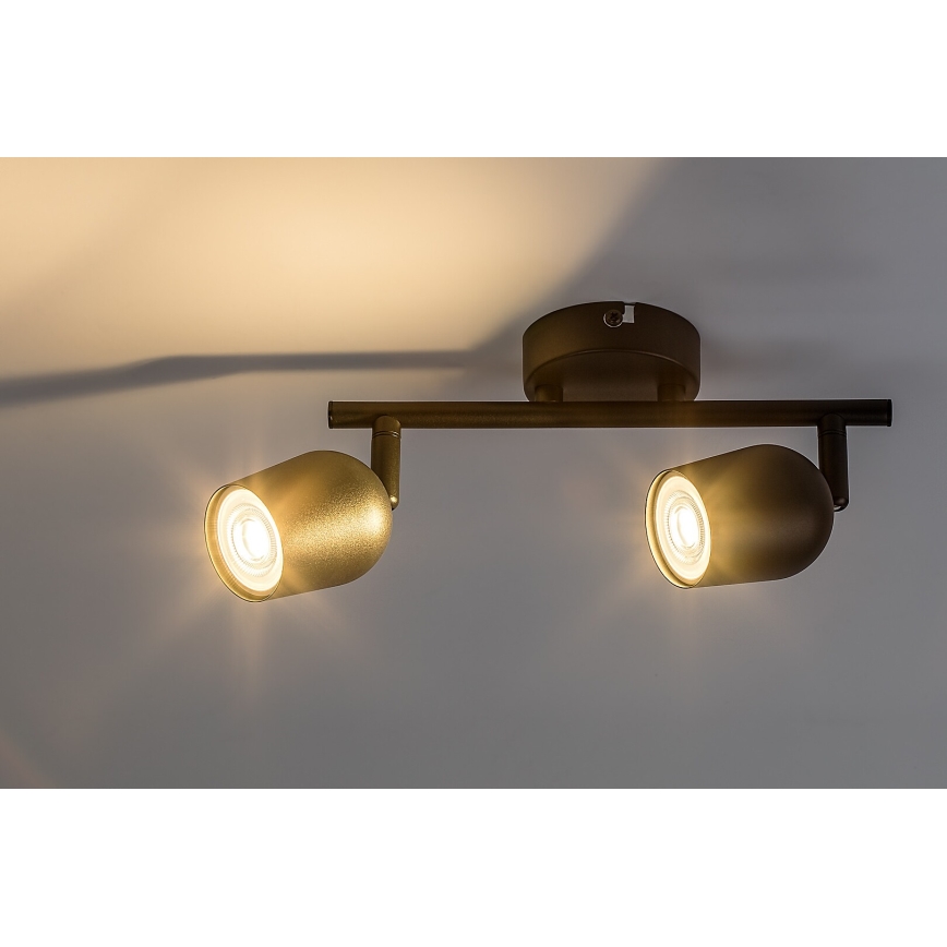 Rabalux - Spotlight 2xGU10/15W/230V Black