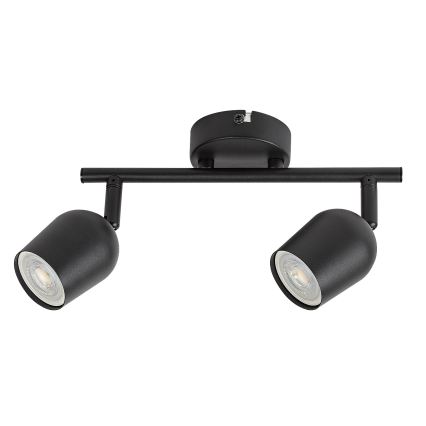 Rabalux - Spotlight 2xGU10/15W/230V Black