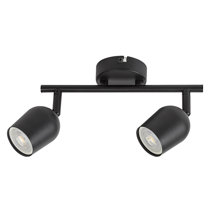 Rabalux - Spotlight 2xGU10/15W/230V Black