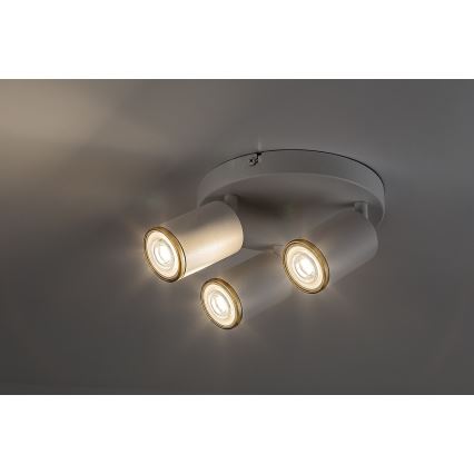 Rabalux - Spotlight 3xGU10/15W/230V White