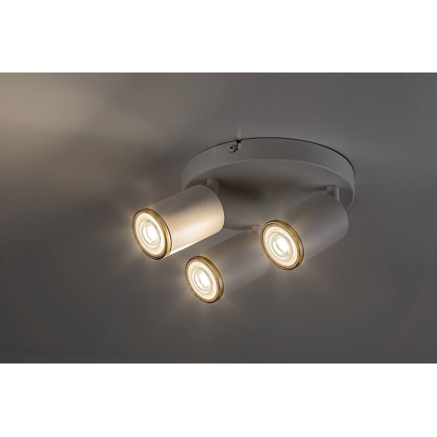 Rabalux - Spotlight 3xGU10/15W/230V White