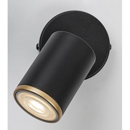 Rabalux - Wall-mounted directional spotlight 1x GU10/15W/230V, Black