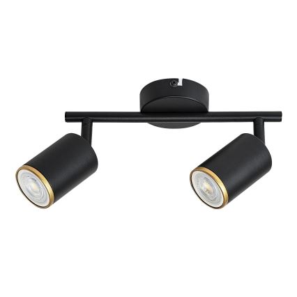Rabalux - 2xGU10/15W/230V Spotlight, Black