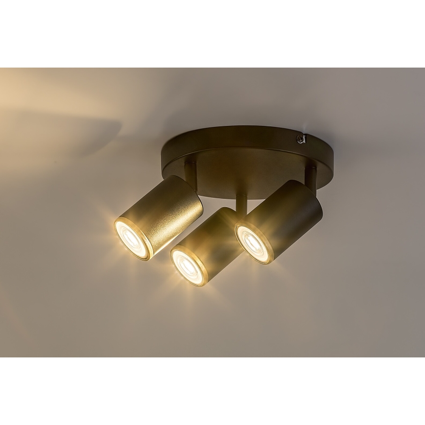 Rabalux - 3x GU10 Spotlight, 15W/230V, Black
