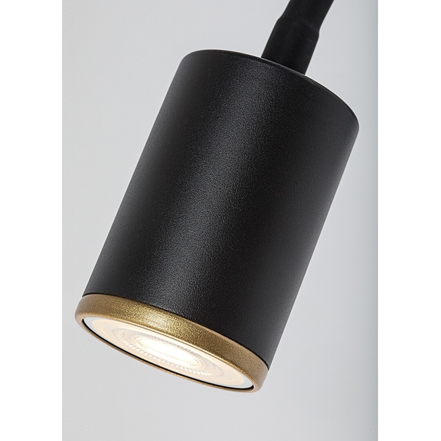 Rabalux - Wall-mounted spotlight 1xGU10/15W/230V black