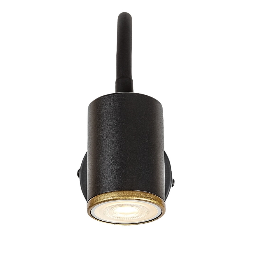 Rabalux - Wall-mounted spotlight 1xGU10/15W/230V black