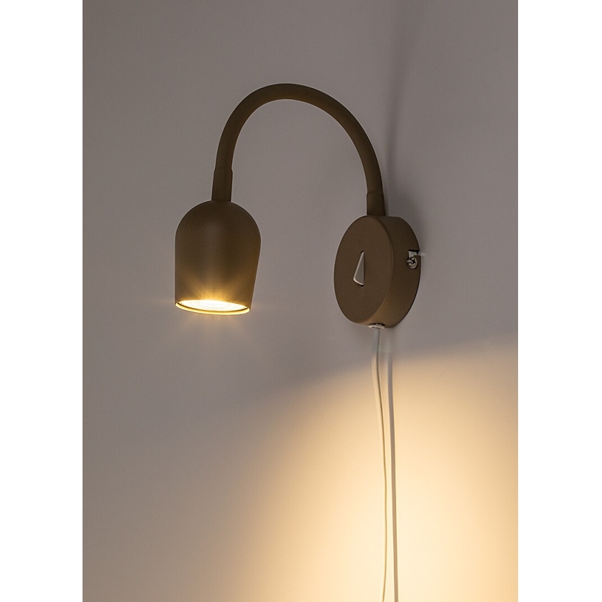 Rabalux - Wall-mounted spotlight 1xGU10/15W/230V beige