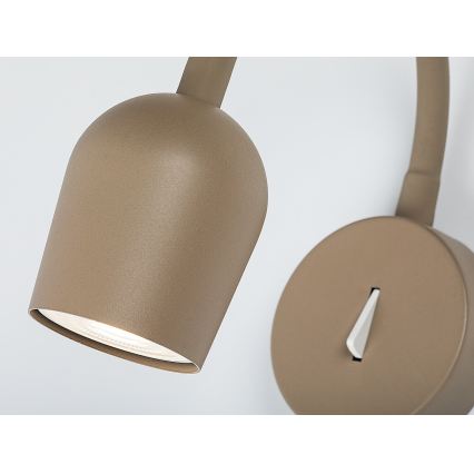 Rabalux - Wall-mounted spotlight 1xGU10/15W/230V beige