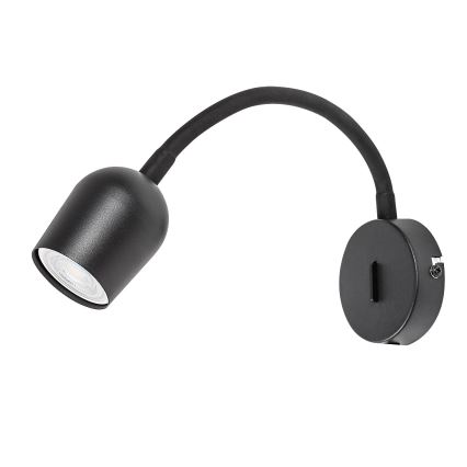 Rabalux - Black wall-mounted spotlight 1x GU10/15W/230V