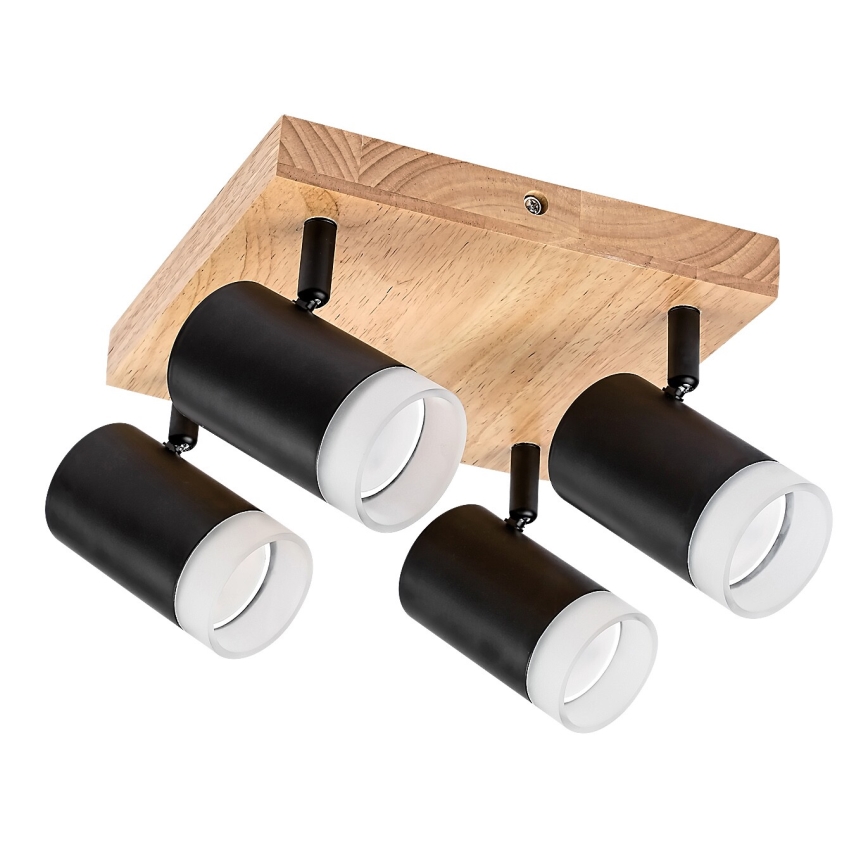 Rabalux - Ceiling spotlight 4xGU10/5W/230V oak